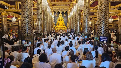 งานใหญ่ Faith & Farm 2023 ถวายดอกบัว 16,666 ดอก พระพุทธชินราช อายุ 666 ปี