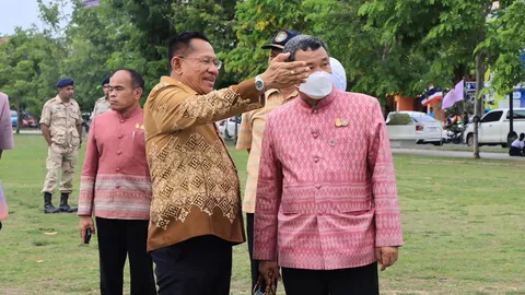 ผู้ช่วยราชเลขาฯ-ปลัดมท. ลงพื้นที่เตรียมจัดแสดงโขนพระราชทาน