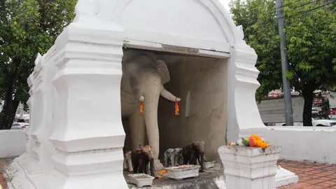 เชียงใหม่ "อนุสาวรีย์ช้างเผือก" ชำรุดหนัก ผู้ว่าฯ สั่งเร่งซ่อมแซมทุกจุด