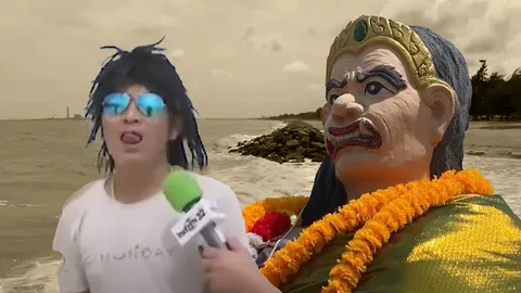 แม่ค้าหาดแสงจันทร์ โต้ ลิ้นสัมผัสวิญญาณ ปมแก้บนพิเรนทร์-ดูดนมนางยักษ์