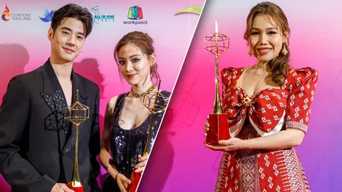 มาริโอ้-ใบเฟิร์น คว้าโทรทัศน์ทองคำ ไทยรัฐทีวีได้รายการส่งเสริมศิลปวัฒนธรรมดีเด่น
