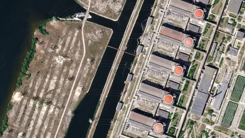 โรงงานนิวเคลียร์ ซาปอริชเชีย ปิดเตาปฏิกรณ์เครื่องสุดท้าย หวั่นน้ำท่วม