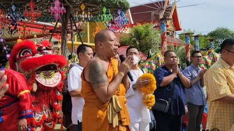 ศิษย์ลุ้นเลขเด็ด อายุวัฒนมงคล "หลวงพี่น้ำฝน" เจ้าอาวาสวัดไผ่ล้อม