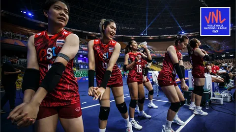 สรุปตารางคะแนนล่าสุด หลัง "วอลเลย์บอลหญิงทีมชาติไทย" พ่าย "สหรัฐฯ" VNL 2023 สัปดาห์ 2 นัด 2