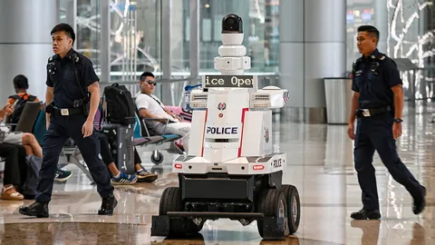 เสริมกำลังหุ่นยนต์ตำรวจทั่วสิงคโปร์