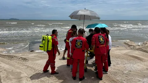 ภารกิจบีบหัวใจ สานฝันเด็ก 6 ขวบ ป่วยมะเร็งระยะสุดท้าย สัมผัสทะเลครั้งแรก (คลิป)