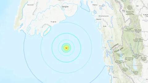 แผ่นดินไหวชายฝั่งพม่า ขนาด 6.0 สะเทือนถึงกรุงเทพฯ นนทบุรี