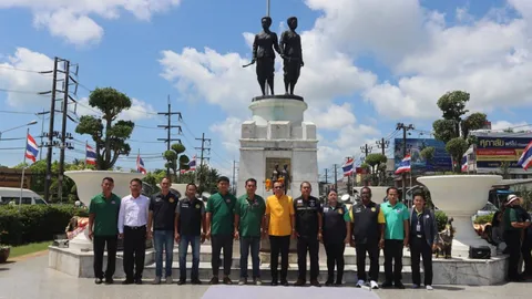 รองผู้ว่าฯ ภูเก็ต นำสักการะสิ่งศักดิ์สิทธิ์ ก่อนลุ้นแข่งเจ้าภาพจัด Expo 2028