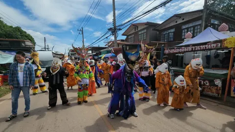 เริ่มแล้วงานวันโฮม ประเพณีบุญหลวงและการละเล่นผีตาโขนปี 2566 จังหวัดเลย