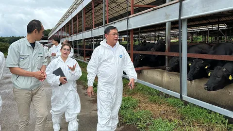“อนุชา” ดูงานฟาร์มโคญี่ปุ่น นำความรู้ปรับใช้ในไทย สร้างรายได้ให้ท้องถิ่น 