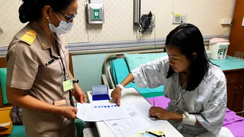 "อั้นไม่ไหว" สาวคลอดลูกวันสอบ "ครูผู้ช่วย" ไม่เสียโอกาสได้สอบใน รพ.