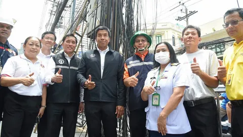 กทม.จับมือไฟฟ้าตัดสายสื่อสารเก่า เจริญกรุงเสร็จ 1 เดือนสุขุมวิทต่อคิว