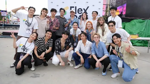 พัทยาสะเทือน ศิลปินดังโชว์เดือดตลอดคืนใน Flex Aqua Fest 2023 