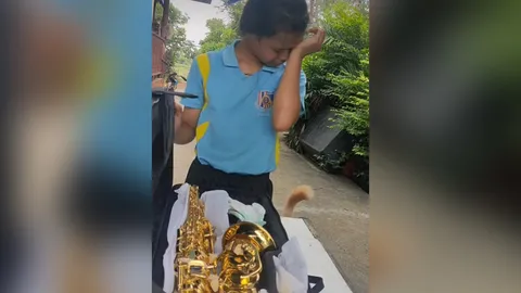 ไวรัลสุดอบอุ่น คลิปคุณพ่อเซอร์ไพรส์ลูกสาว ซื้อ "แซกโซโฟน" ให้ทำตามความฝัน