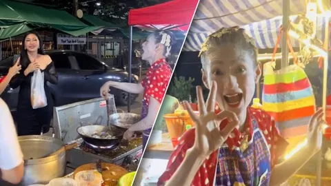 "เจ๊กบ บางลำพู" แม่ค้าสายฮา ให้กำลังใจ "เอ้ ชุติมา" บอกเวรกรรมมันมีจริง