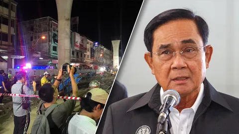 นายกฯ กำชับ ดูแลผู้บาดเจ็บ-เสียชีวิต สะพานข้ามแยกย่านลาดกระบังทรุดตัว