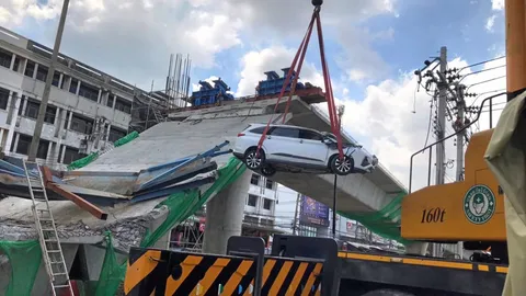 วสท.หาหลักฐาน สะพานถล่ม ปปป.ส่งโดรนสํารวจ