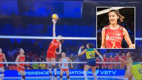 จริงอย่างที่พูดหรือเปล่า ผู้บรรยายอวยยศ "ตบสาวจีน" ดั่งลอยอยู่กลางอากาศ 5 นาทีก่อนตบ (คลิป)