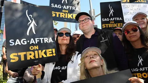 ดาราร่วมสไตรก์ทวงความยุติธรรมนายทุน