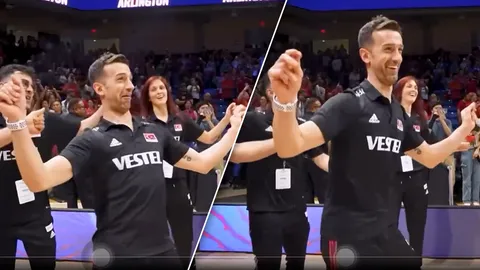 “ซานตาเรลลี” โชว์สเตปแดนซ์ม่วนๆ หลังพา “วอลเลย์บอลหญิงตุรกี” ซิวแชมป์ VNL 2023 (คลิป)