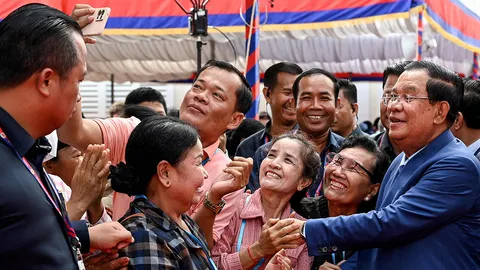 กัมพูชาคุมเข้มเลือกตั้งแม้ "ฮุน เซน" ไร้คู่แข่ง