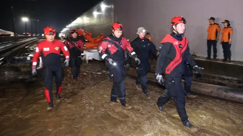 เกาหลีใต้ยุติการค้นหา หลังพบศพสุดท้ายในอุโมงค์น้ำท่วม