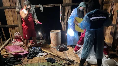 สลด น้องเมียคลั่ง สับด้วยมีดอีโต้ดับคาบ้าน 3 ศพ 