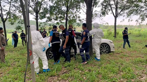 แม่-ลูก ซดยาพิษดับคาเก๋ง ธุรกิจร้านยางเจ๊งชนวนมรณะ 