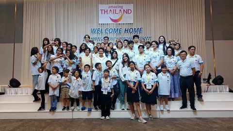 "ศิริวรรณ สีหาราช" พาเยาวชนไทยในสหรัฐอเมริกาเลี้ยงต้อนรับกลับมาเยือนแผ่นดินแม่