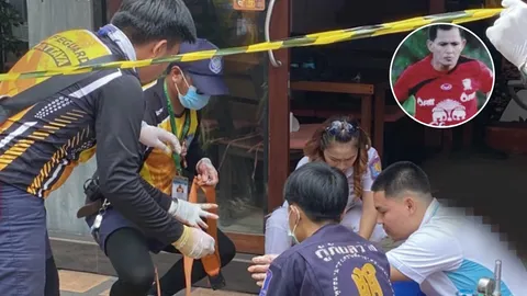 อดีตกก.ฟุตบอลไทยลีกโหด บุกแทงสาวใหญ่ดับคาเกสต์เฮาส์ที่พัทยา (คลิป)