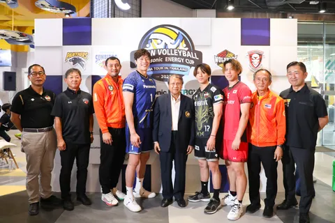 4 สโมสรลูกยางชายแถลงจัดศึก Panasonic ENERGY CUP “โคราช” จับติ้วดวล “แพนเธอร์ส”