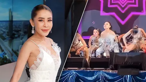 เป็กกี้ ศรีธัญญา เสื้อหลุดระหว่างแสดงคอนเสิร์ต วอนลูกค้าที่ถ่ายช่วยลบคลิป