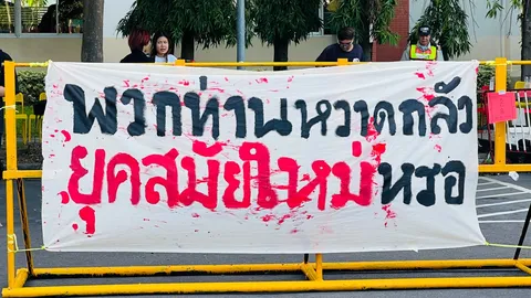 กิจกรรม THE RETURN OF THAMMASAT เรียกร้องสว.เคารพเจตจำนงประชาชน