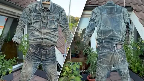 หนุ่มภูมิใจ ปั้นเฟดยีนส์ใส่ 1 ปี ไม่แช่ ไม่ซัก สวยจนเจ้าของพิพิธภัณฑ์ขอไปโชว์