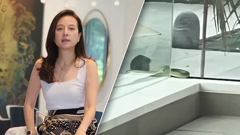 เปิดบ้าน มาดามแป้ง งูเข้าบ้านฟังพระเทศน์-รุ้งกินน้ำโผล่ คอหวยแห่ขอเลขที่บ้าน