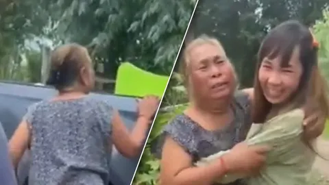 คุณแม่น้ำตาไหล เมื่อลูกสาวขับรถกระบะคันใหม่ มาเซอร์ไพรส์ถึงหน้าบ้าน