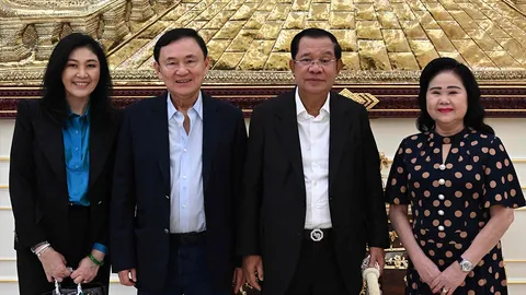 “ทักษิณ” ร่วมอวยพรวันเกิด “ฮุน เซน” ส่อง 3 นัยการเมือง ช่วงเปลี่ยนผ่านหรือไม่?  