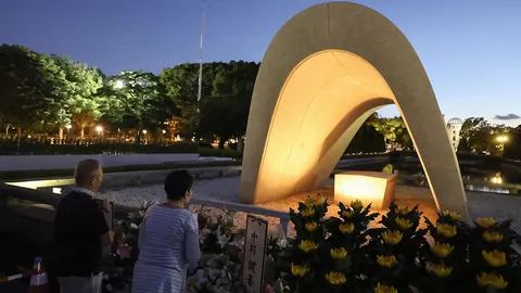 รำลึกปรมาณูฮิโรชิมะหวังโลกทิ้งอาวุธมรณะ