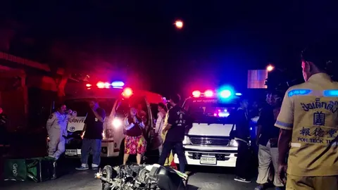 พนง.แกร็บฟู้ด บิด จยย.ย้อนศรตีคู่รถเก๋ง ประสานงานบิ๊กไบค์ ดับสนิท 2 ศพ