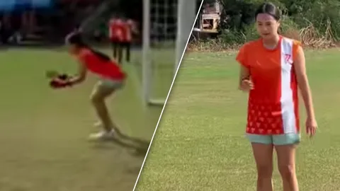 "ไอซ์ รักชนก" สส.ก้าวไกล โชว์สกิลซัดประตู-เซฟลูกยิง จน "กวินทร์" โผล่คอมเมนต์ (คลิป)