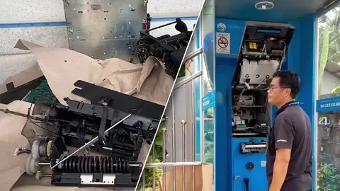 โจรเมืองคอนปฏิบัติการโจรกรรม เผา-ตัด ตู้ ATM ขโมยเงินสดเกือบ 4 แสน