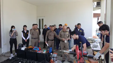 ทลาย "แก๊งไข่หวง" 4 เจ้าพ่อค้ายาไต้หวัน ยัดไอซ์ใน "เพลารถ" ส่งข้ามชาติ