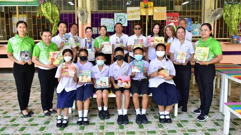 "พสบ.สัมพันธ์" แสดงพลังทำความดีเพื่อสังคม ด้านการศึกษา ณ ร.ร.วัดหลักสี่