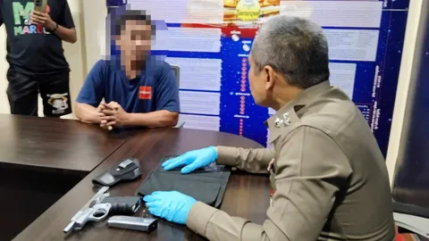 ปล่อยหมากัดกัน ชักปืนยิงใส่ญาติเปิดศึกระอุ ผัวตาย-เมียเจ็บ