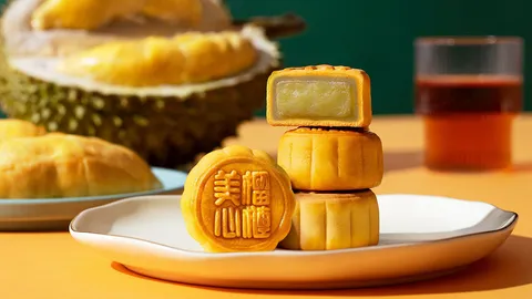 ขนมไหว้พระจันทร์ไส้ทุเรียนมูซังคิง