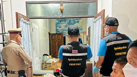 แค่ปิดประตูเสียงดัง ลูกทรพีแทงพ่อดับพรุน 14 แผลคาบ้าน