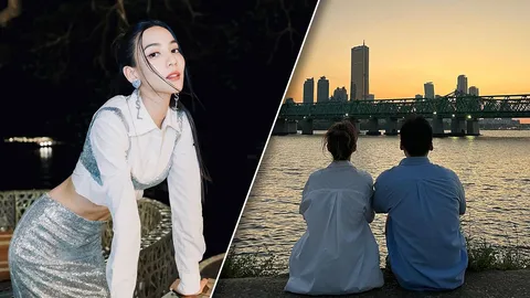 เอ๊ะยังไง กรีน อัษฎาพร โพสต์ภาพนั่งชมวิวแม่น้ำ แต่มีหนุ่มนั่งข้างๆ