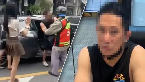 ตร.เอาผิดคนขับรถเบนซ์ปาดหน้า จยย.กับพวก 6 คน หลังเจอฉี่ม่วง ค้นรถพบปืนกับไอซ์