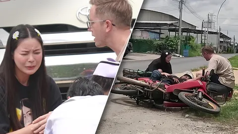 โซเชียลชื่นชม เอวา รับผิดชอบหลังเกิดอุบัติเหตุคนบาดเจ็บ แต่สุดท้ายพีกมาก