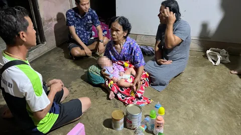 น่าสงสาร น้องฉมัน เด็กหญิงอายุแค่ 5 เดือน ถูกทิ้งไว้พร้อมขวดนม